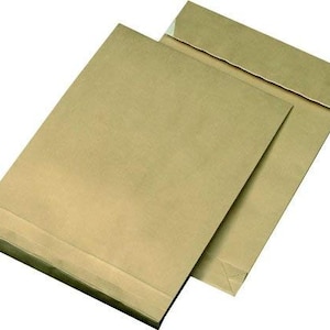 Bolsas de envío B4 con pliegue de 4 cm - 130 g/m² varias cantidades de envío a elegir
