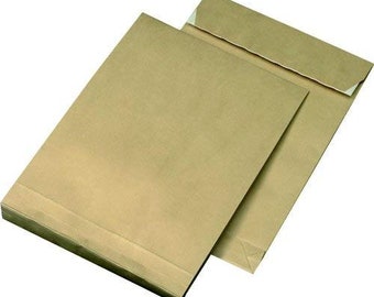 Shipping bags B4 with 4 cm fold-130 g/QM different selectable delivery quantities