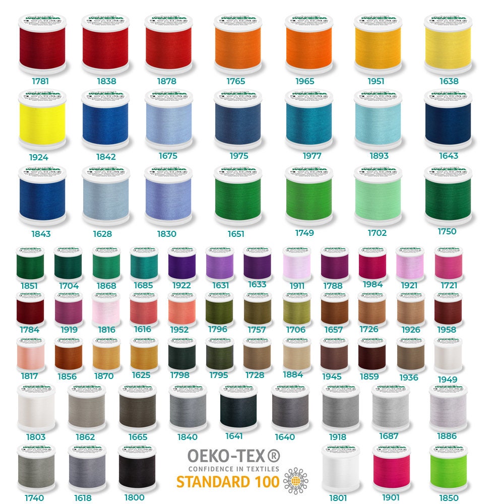 Madeira Embroidery Thread - Polyneon #40 Cones 5,500 yds - Color 1643