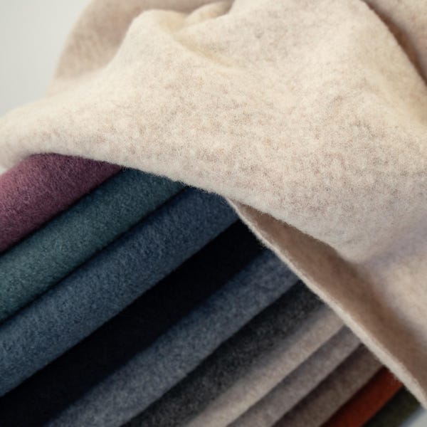 Swafing NENA soft wool fleece - 50 cm increments - wool by the meter