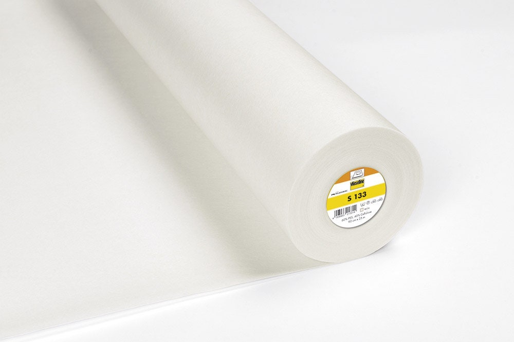 Stable interlining S133 - fabric interlining - ecru - 50 cm increments - sold by the meter - interfacing - 45 cm wide