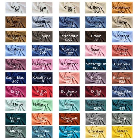 French Terry-Tayler-70 Farben-Oekotex Standard-ca. 155 cm breit-50 cm Schritte-Meterware-250 g/Qm-95 Prozent Baumwolle-5 Prozent Elasthan