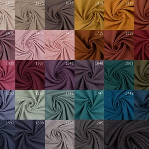 French Terry Maike Melange by Swafing - Sold by the meter - 50 cm increments - unbrushed - Oeko-Tex Standard 100 - Summer sweat fabrics