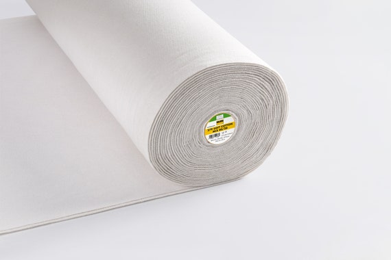 279-Soft Cotton-Mix-80 Prozent Baumwolle-20 Prozent Polyester-50 cm Schritte-Meterware-Vlieseline-240 cm breit-145 g/QM