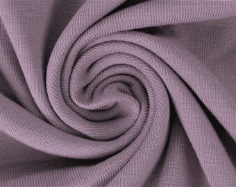 Baumwolljersey Stoff Meterware – 220 G/m², Öko-Tex Zertifiziert, Uni In Lila