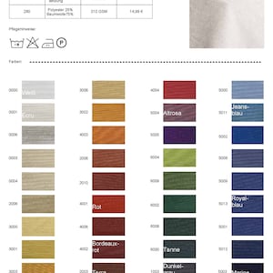 Breiter Canvas Polsterstoff &quot;BREITY&quot; von Stofftreff Santi®-ca.2,8 Meter breit-50 cm Schritte-Meterware