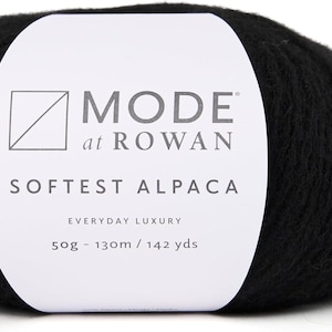 Rowan Softest Alpaca - Knitting Yarn - Alpaca - Merino - Polyamide - Wool Blend - Sweaters - Cardigans - Accessories