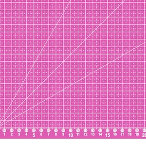 Schneidematte 60cm x 45cm in pink oder grün - Sew Mate -Selbstheilend