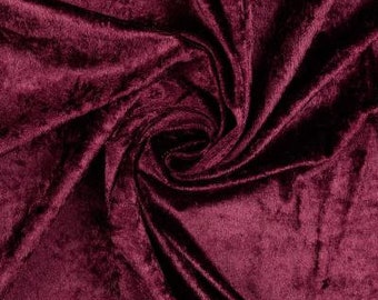 Tessuto In Velluto Pann&eacute; HARRY Per Decorazioni, Artigianato E Abbigliamento, Incrementi Di 50 Cm, Larghezza Circa 148 Cm - Tessuti - Venduto Al Metro - Italia