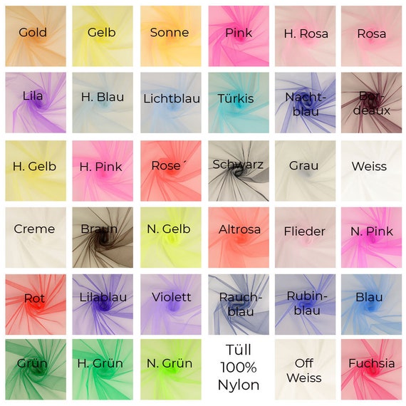 Tulle Sold by the Meter for Clothing and Decoration 140 Cm Stable and High  Quality 