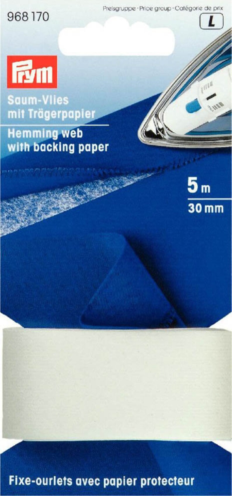 Interfacing With Paper Hemming Interfacing With Backing Paper for Ironing, 30 Mm, White - Etsy