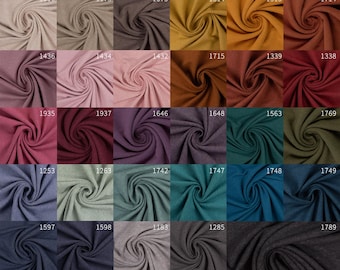 Ribbed knit fabric - knitted tube - "Heike Melange" by Swafing - 50 cm increments - Oeko-Tex Standard 100 - sold by the meter