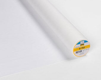 G 785 - Gewebeeinlage-50 cm Schritte-Meterware-Vlieseline-90 cm breit