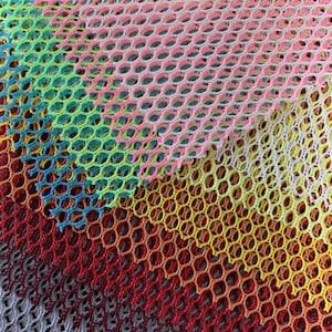 Mesh fabric &quot;NETTY&quot; by Stofftreff Santi®-sold by the meter-50 cm increments-100 percent polyester-approx. 150 cm wide-75 g/m²-13 colors