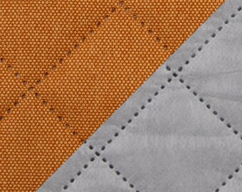 Tela Decorativa Para Exteriores Rombos – Mostaza - Telas De Jacquard