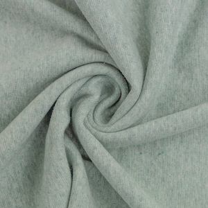 Cuff fabric knitted tube Heike melange/mottled smooth/fine 48 cm tube 25 cm steps Öko-Tex, meter goods fabrics Mint-1263