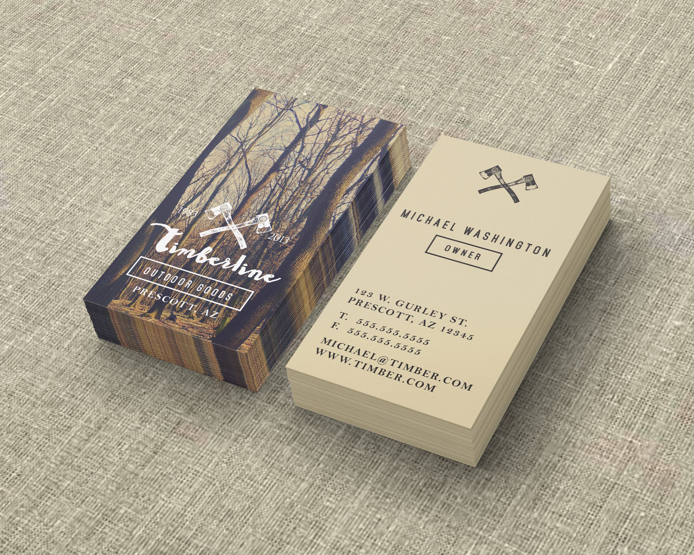 Premade Tree Business Card Template digital Print Layout - Etsy