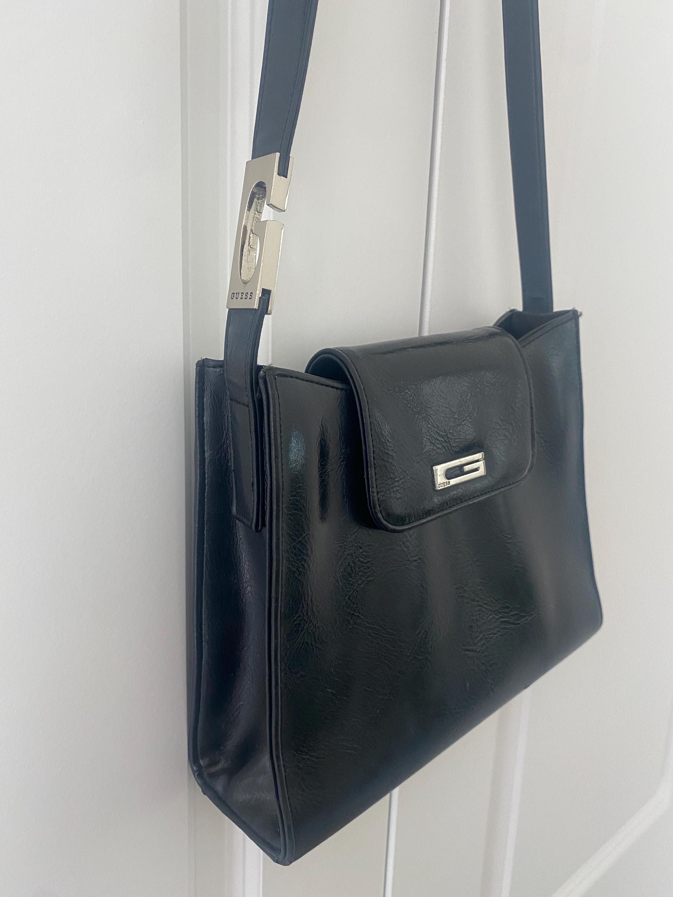 Vintage Guess Black Cross Body Bag - Etsy display picture 1