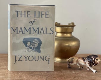 1957 Life of Mammals First Edition Hardcover Book, Zoology Nature Study
