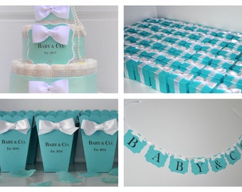 tiffany diaper cake etsy