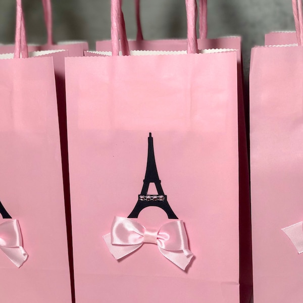 Paris Favor Bags Etsy