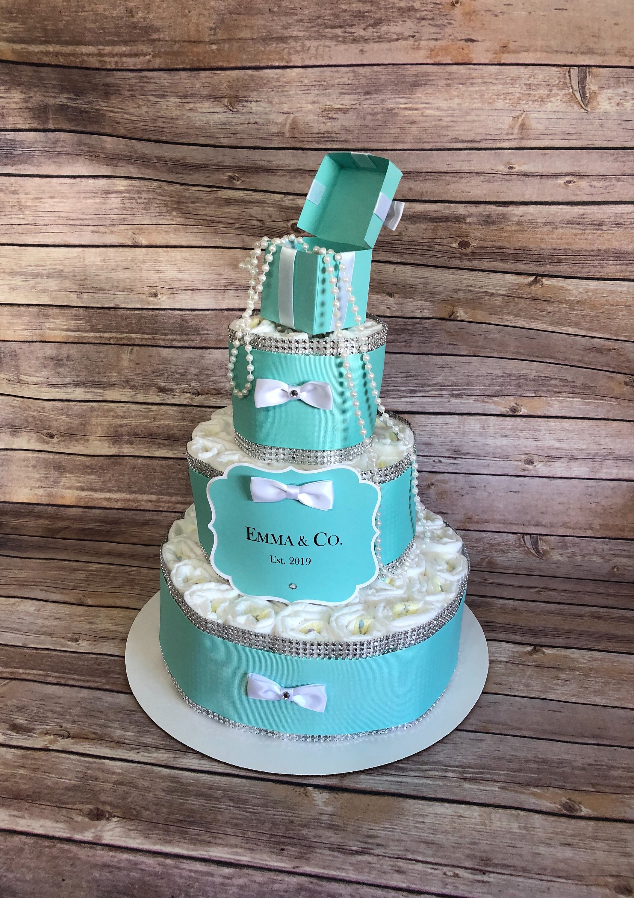 Tiffanys and Co Cake Topper UK