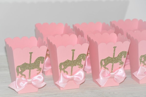 12 Cajas De Palomitas Dulces Para Fiestas Infantiles - Golosinas, Decoración Cumpleaños, Baby Shower, Suministros Para Celebraciones