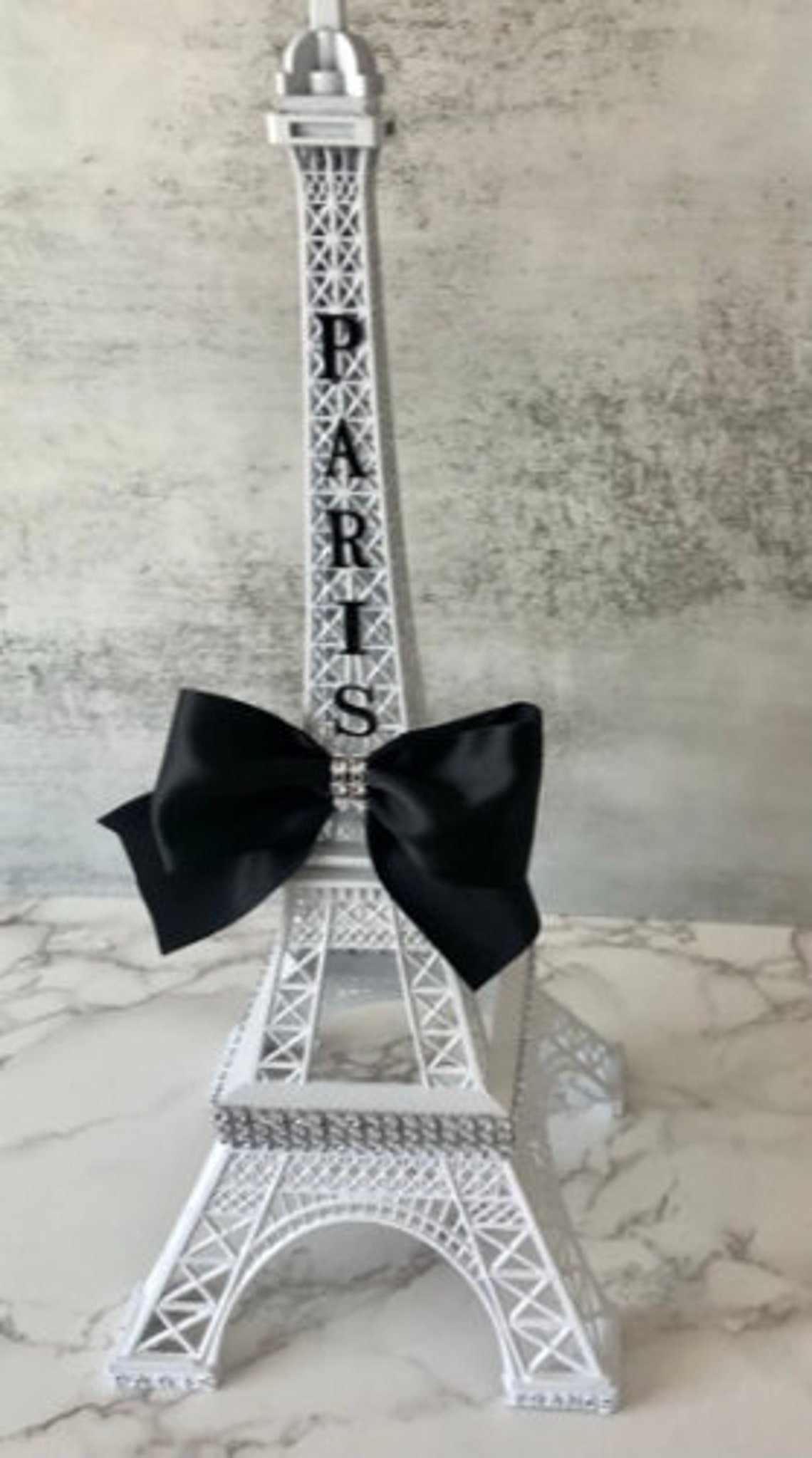 White Eiffel Tower Centerpiece for Paris Themed Party Sweet - Etsy