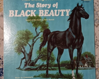Walt Disney Presents The Story of Black Beauty Vinyl LP 1966 Disneyland ST-3938