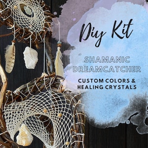 DIY Crystal Dreamcatcher Kit: Shamanic Home Decor, Anxiety Relief
