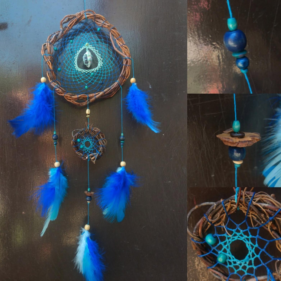 Amethyst Dreamcatcher purple wall hanging chakra yoga space Etsy