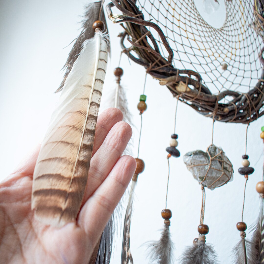 Dreamcatcher Natural Materials Wall Art Crystal Stone Decoration
