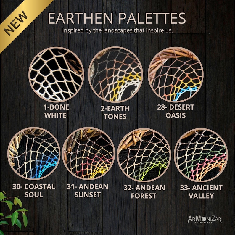 Large 24 Crystal Dreamcatcher Set: Handmade Willow Wood Wall Decor (47") image 3