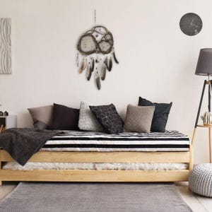 Acchiappasogni di cristallo: pietre curative, decorazioni con piume, energia positiva immagine 8