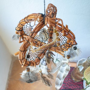 3d Dreamcatcher Tribal Decor With Lot of Energy Healing Crystals ...