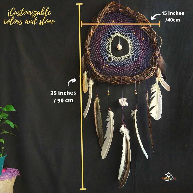 Handmade Dream Catcher Indian Style Large Dream Catcher Etsy