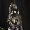 Handmade Crystal Dreamcatcher for Anxiety & Stress Relief, Boho Shamanic Protection Decor with Natural Healing Stones, Unique Gift product logo