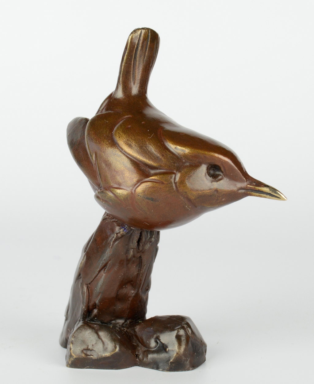 Bronze Wren Limited Edition Bronze Sculpture, Gift Packaged Etsy UK