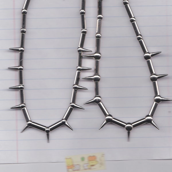 Y2K Skater/Surfer Spike Necklace