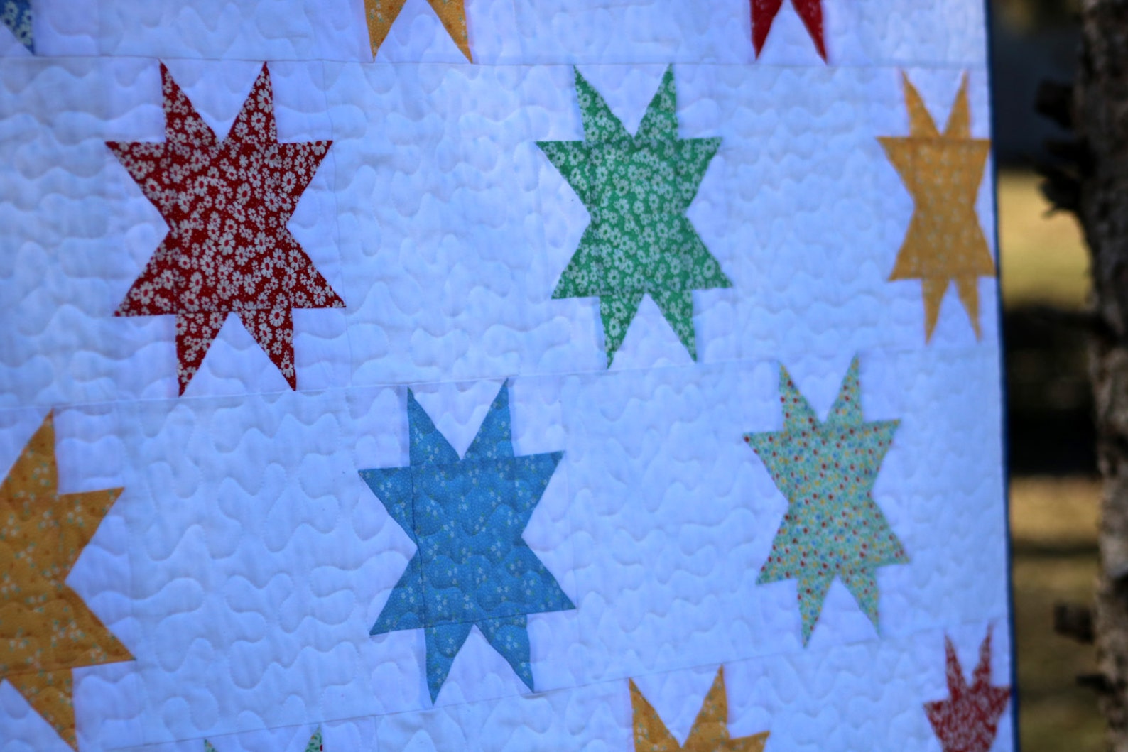 Bright Star Quilt - Etsy