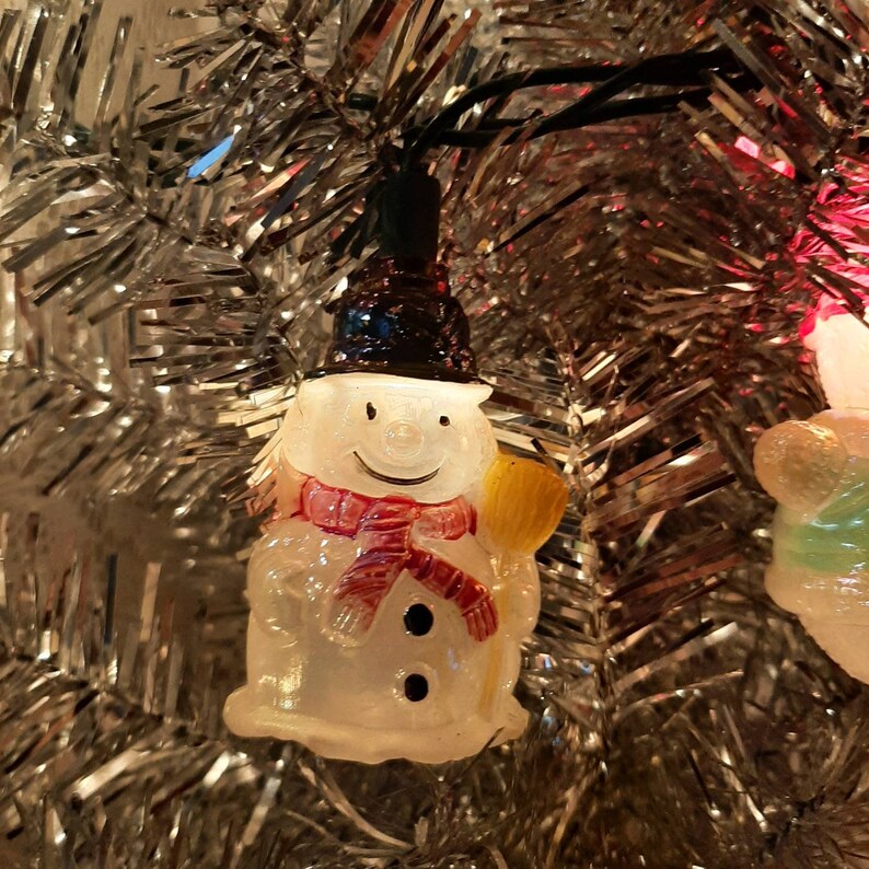 FROSTY LIGHT COVERS Mini Snowmen Light Covers Wreath Light Etsy