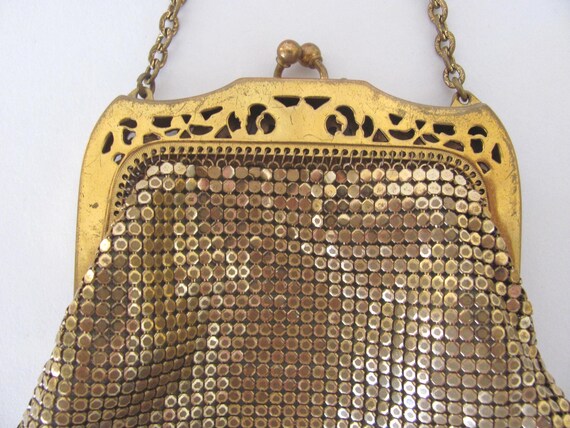 WHITING AND DAVIS, Art Deco Statement Purse, 1940… - image 7