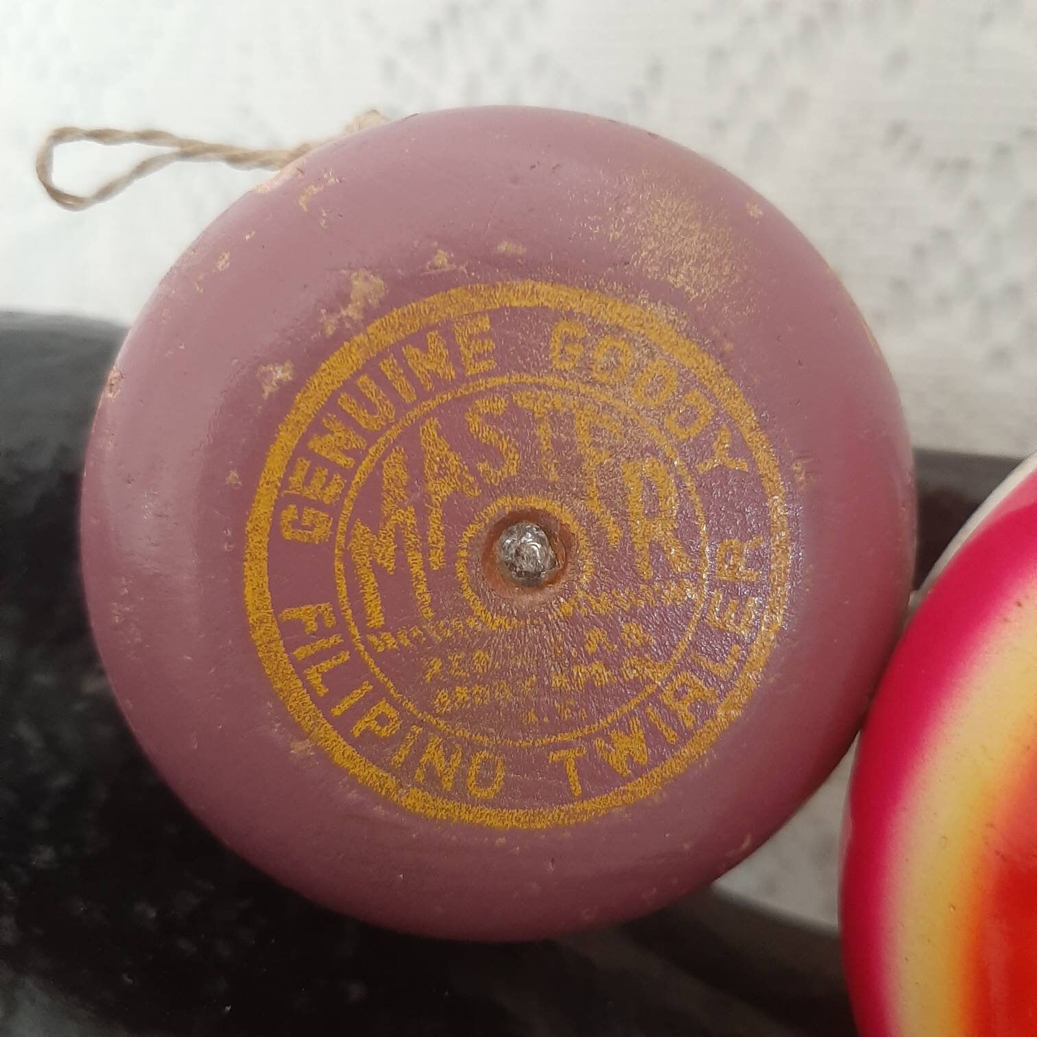 Vintage Wooden Yo-yos: 1940s-60s Goody Filipino Twirler, Made in
