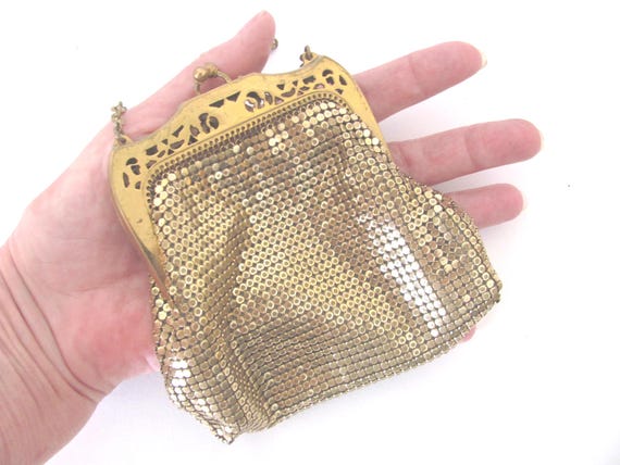 WHITING AND DAVIS, Art Deco Statement Purse, 1940… - image 1