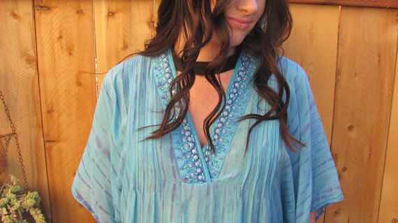 TIE DYE CAFTAN, Hippie Halloween Costume, Hippie … - image 5