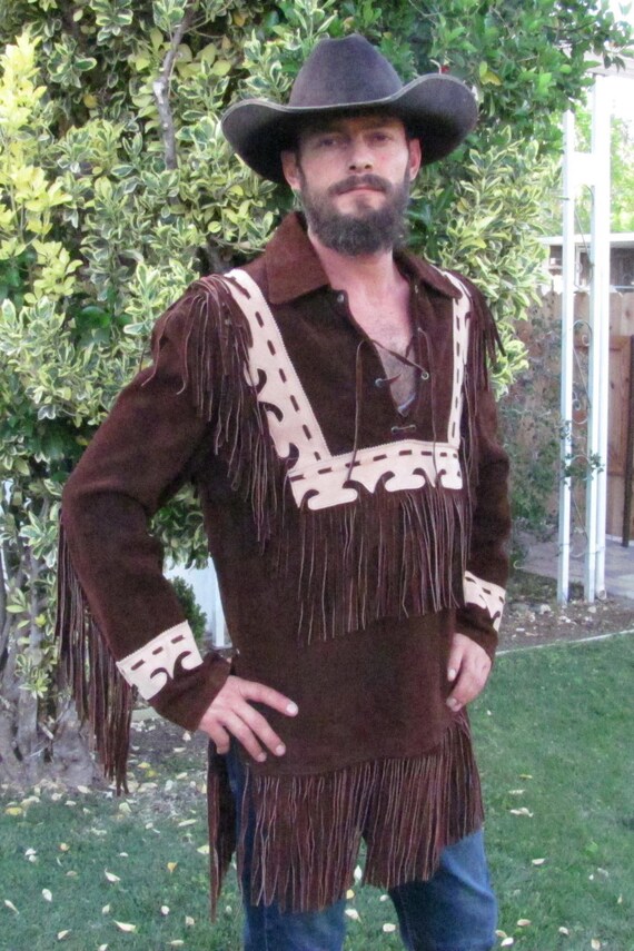 FRINGE WESTERN PULLOVER, Suede Fringe Jacket, Frin