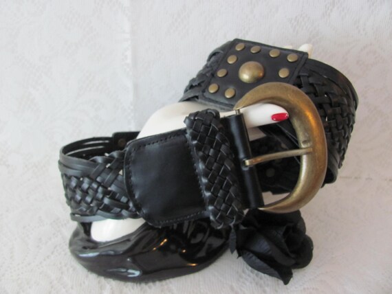 MEN'S LEATHER BELT, Biker Belt, Goth Belt, Pirate
