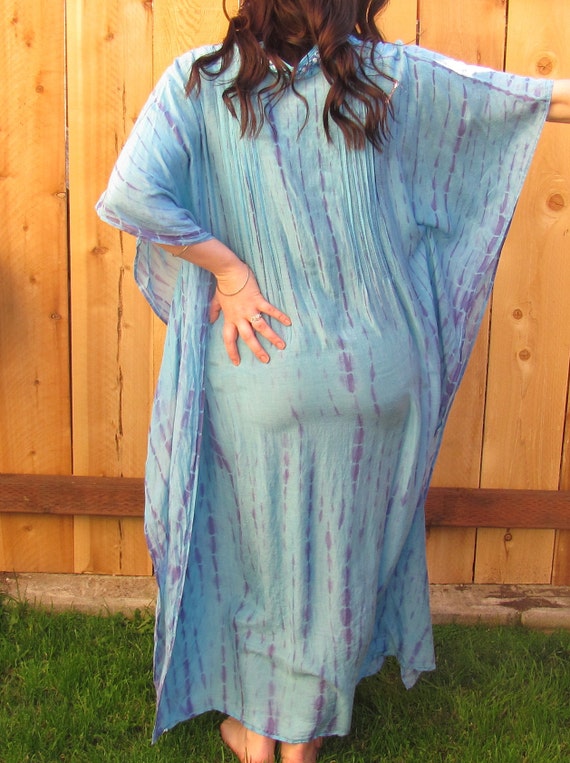 TIE DYE CAFTAN, Hippie Halloween Costume, Hippie … - image 7