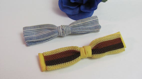 VINTAGE BOW TIES, Western Accessory, 1950's Bow T… - image 1