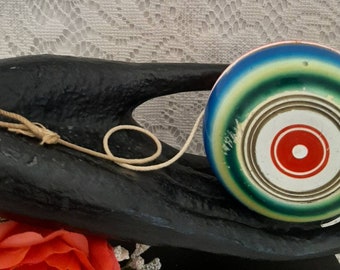 Vintage Wooden Yo-yos: 1940s-60s Goody Filipino Twirler, Made in